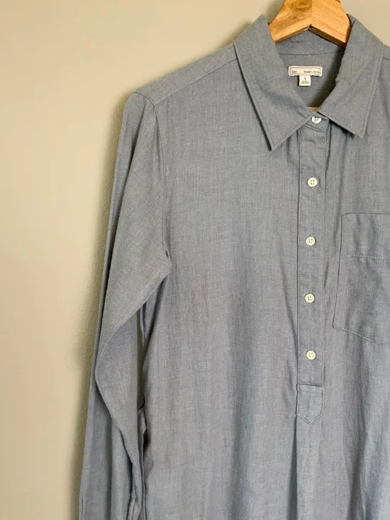 GAP Belted Flannel Shirtdress - Picture 6 of 16